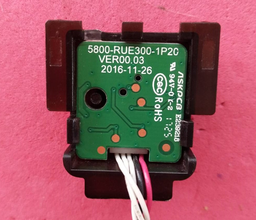 คีย์กด/คีย์ทัช ทีวีSkyworth สกายเวิร์ส ของแท้ถอดจากเครื่อง รุ่น 43E2000 พาร์ท5800-RUE300-1P20