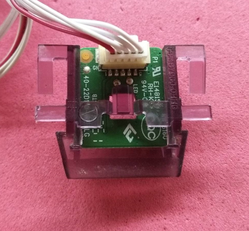 ตัวรับรีโมทย์ Panasonic (พานาโซนิค) อะไหล่แท้/มือสองพร้อมใช้งาน พาร์ท 40-22D160-IRD2LG ใช้กับรุ่น TH-32E300T