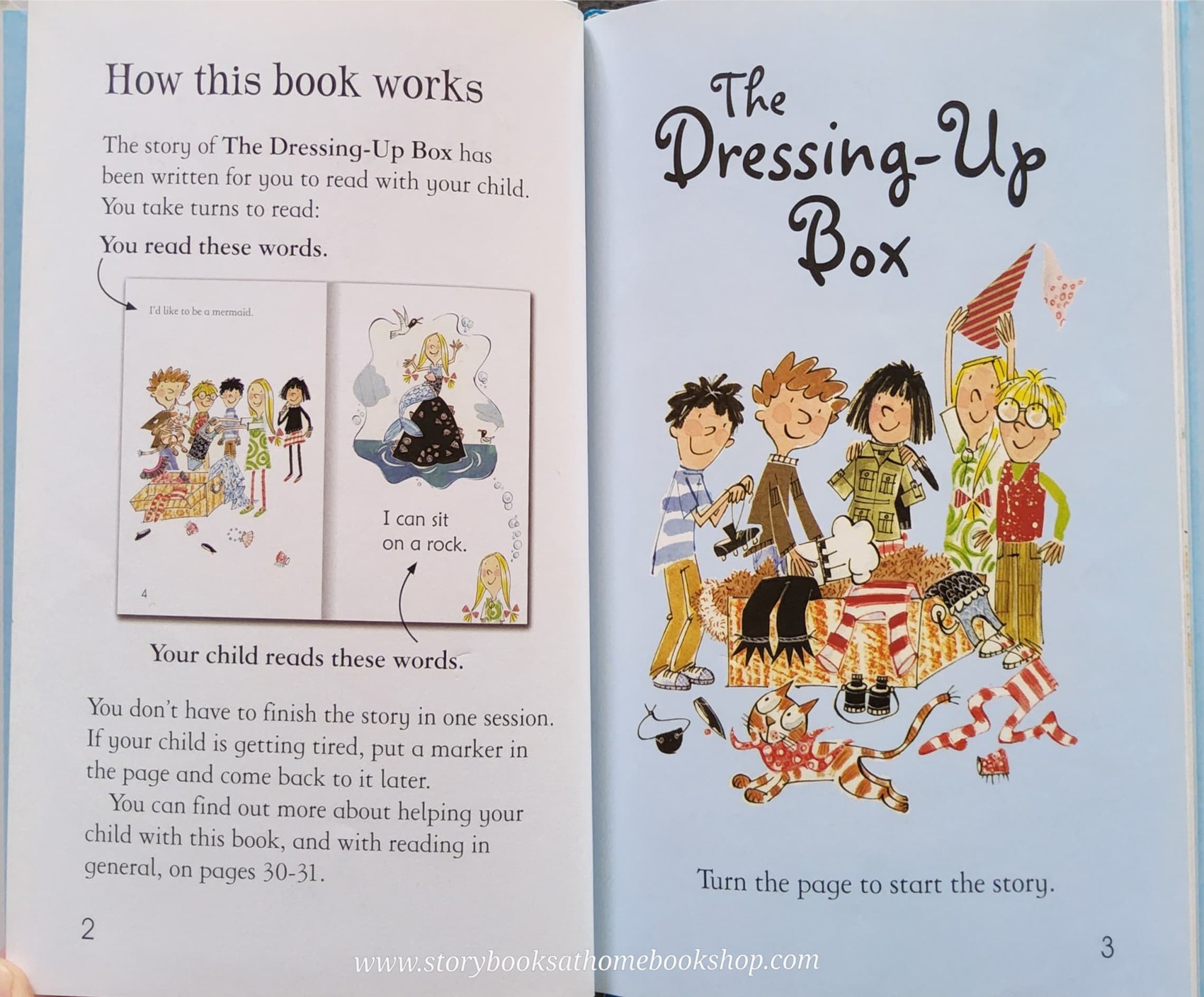 หนังสือนิทานปกแข็ง** 🍓🍓 USBORNE VERY FIRST READING BOOK2:THE DRESSING-UP BOX
