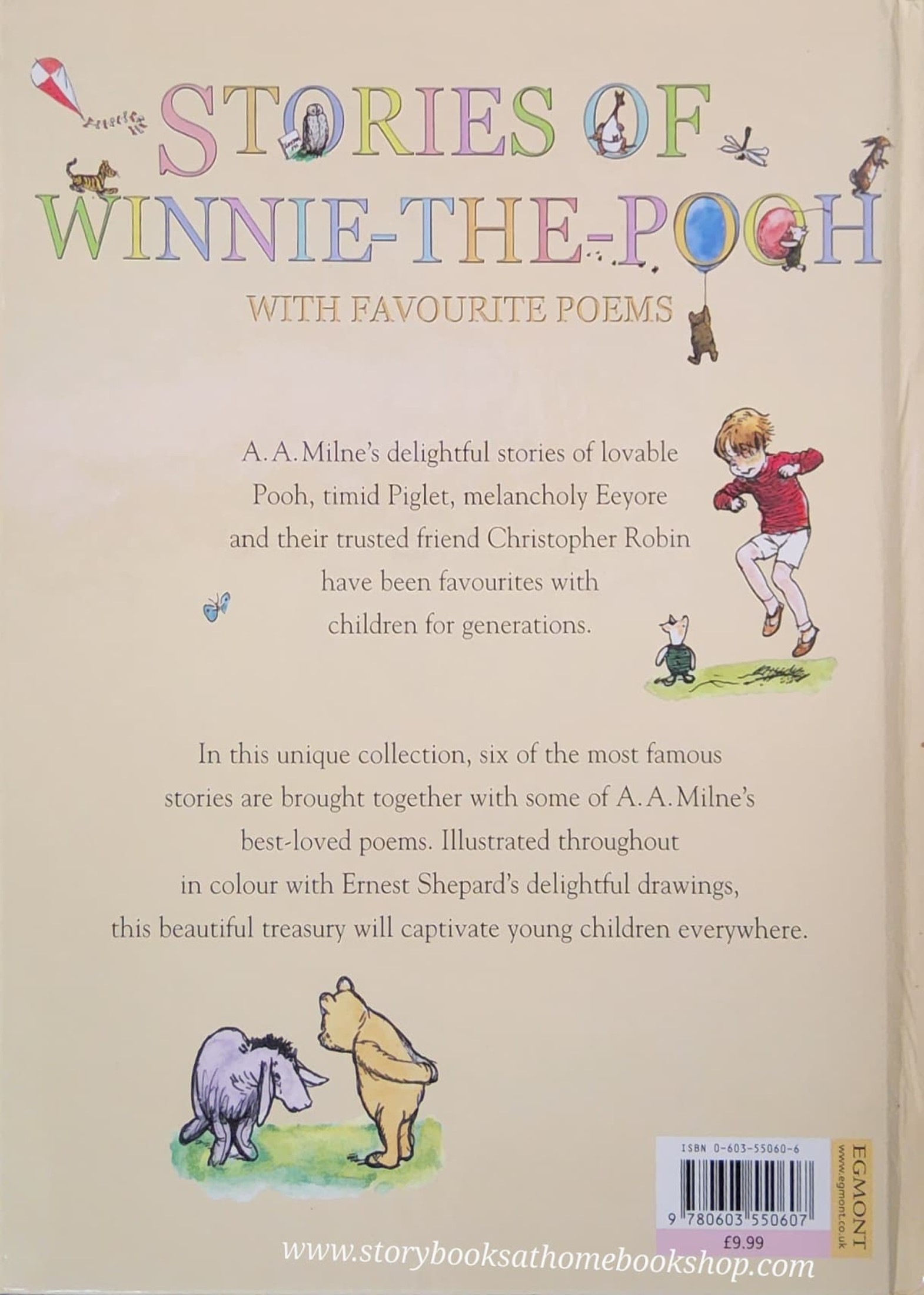 หนังสือนิทานปกแข็ง** 🍅STORIES OF WINNIE THE POOH WITH FAVOURITE POEMS BY A.A.MILNE