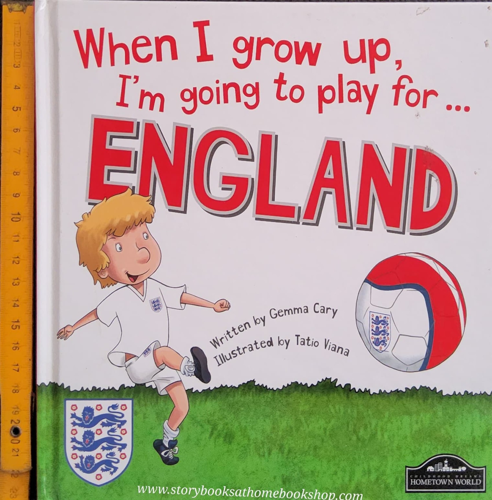 หนังสือนิทานปกแข็ง** 🍓🍓WHEN I GROW UP,I'M GOING TO PLAY FOR...ENGLAND