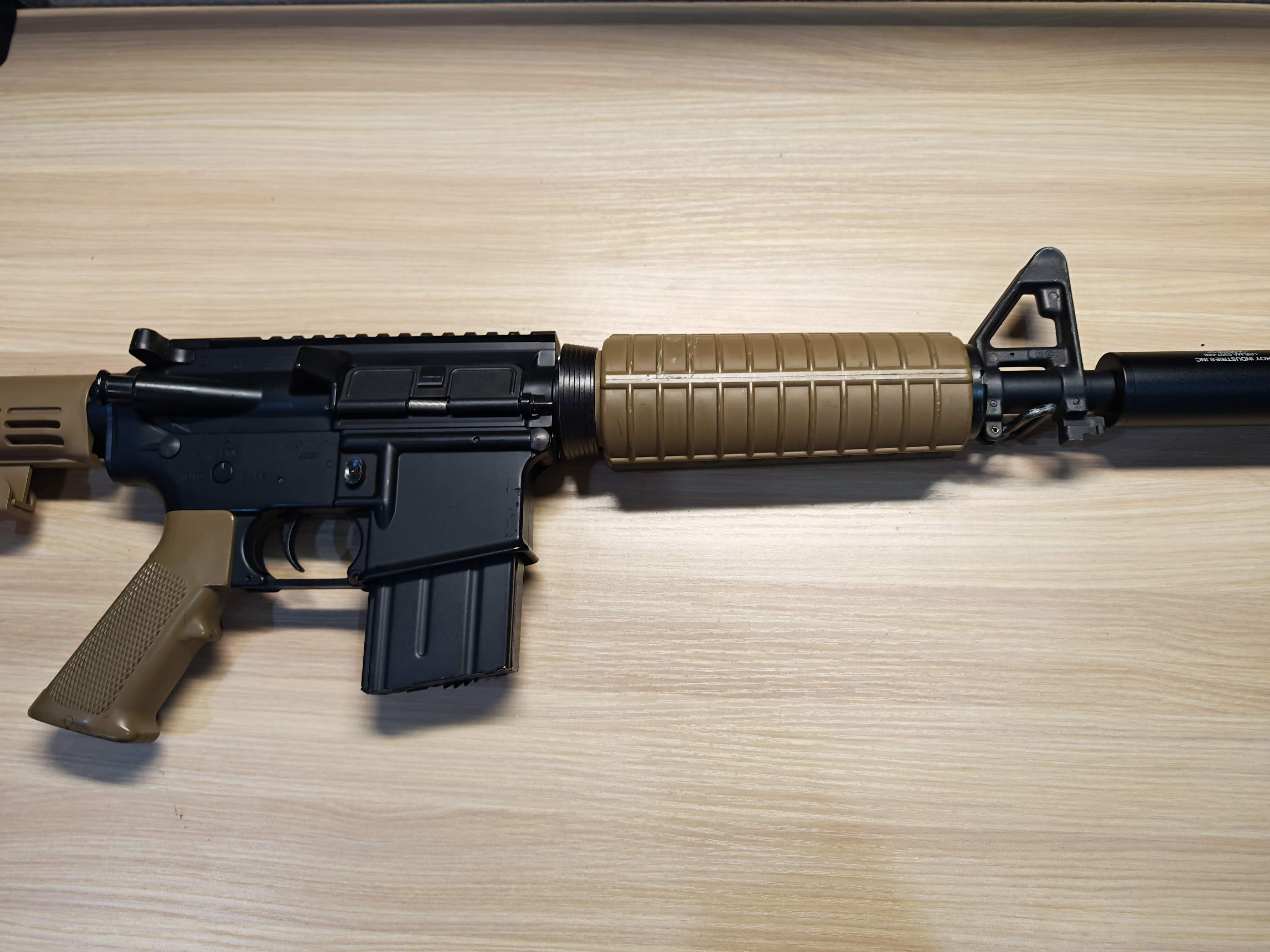 Tokyo Marui M933 Commando M4 + ที่เก็บเสียง AEG BB Gun บีบีกัน Airsoft Gun ปืนอัดลม ปืนยาวไฟฟ้า มือสอง