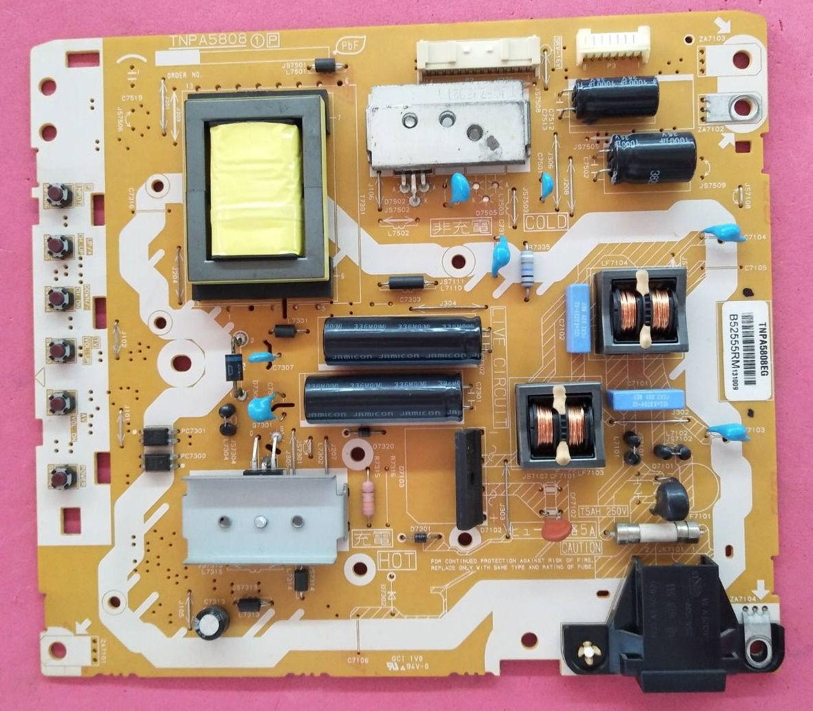 POWER SUPPLY Panasonic (ซับพลาย พานาโซนิค) ของแท้ถอดจากเครื่อง ใช้กับรุ่น TH-L32B6T พาร์ทบอร์ด TNPA5808