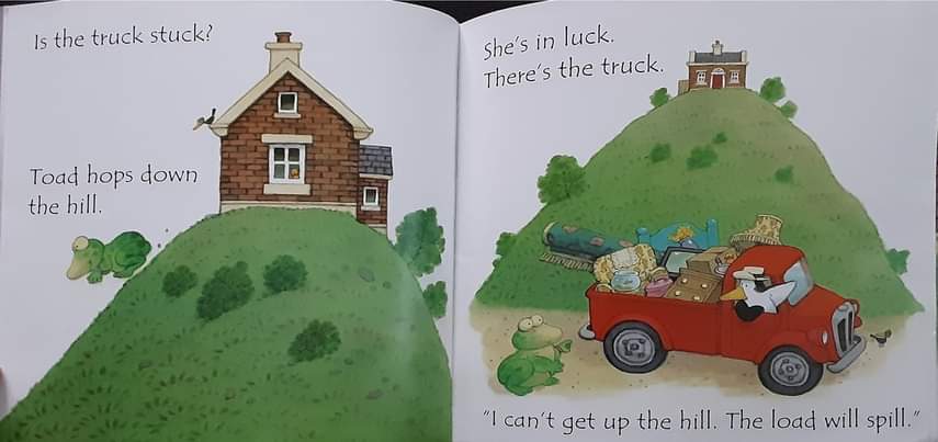 หนังสือนิทานปกอ่อน ** 🍅🍓 USBORNE PHONICS READERS: TOAD MAKES A ROAD