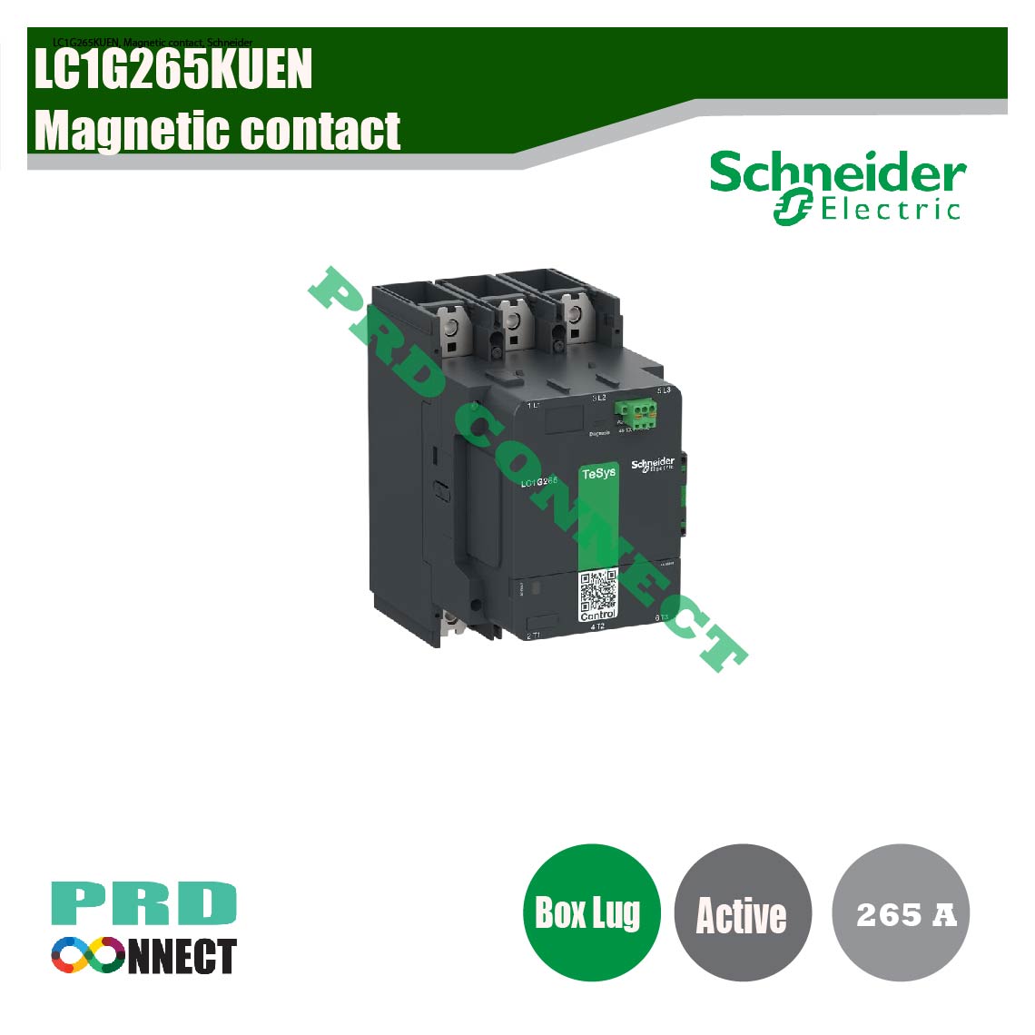 LC1G265KUEN, Magnetic contact, Schneider
