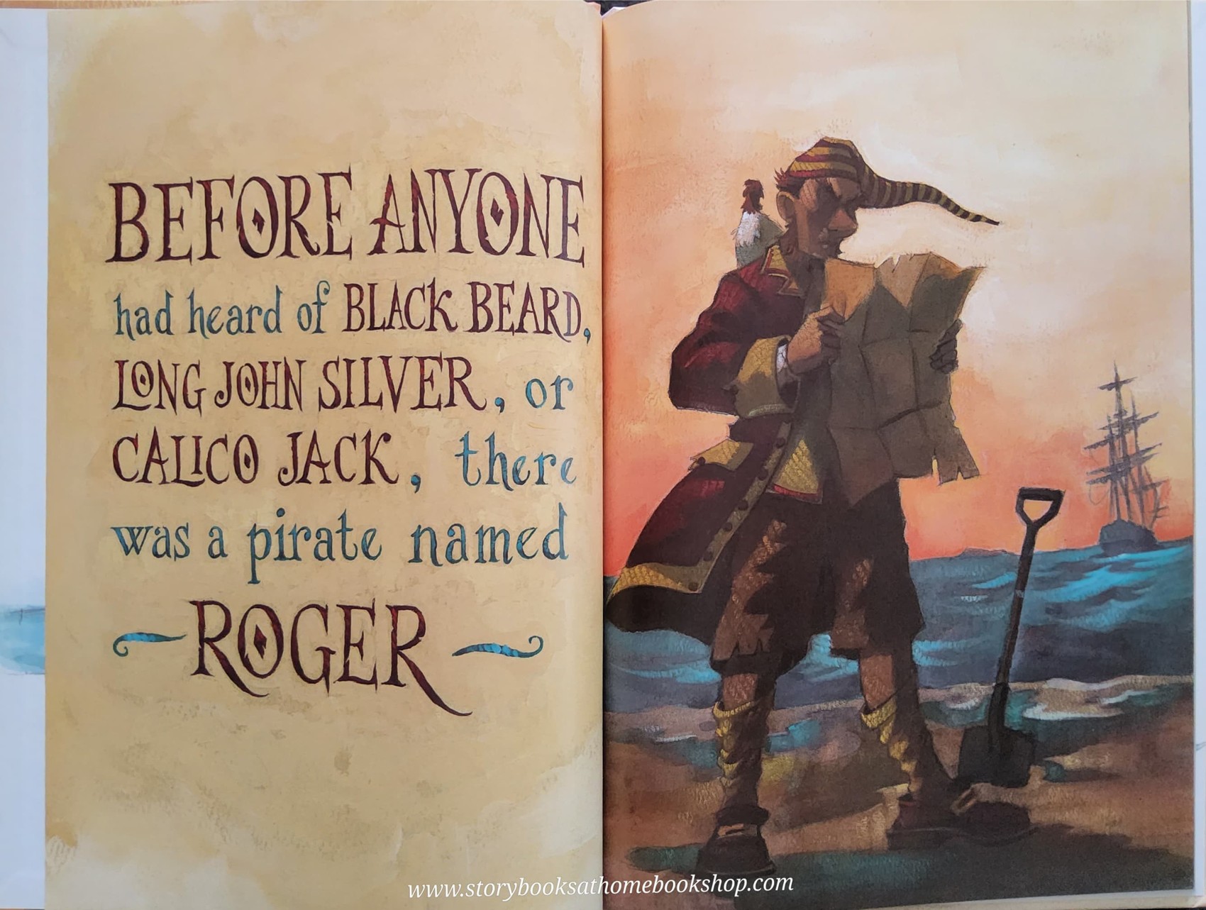 หนังสือนิทานปกแข็ง ** ♥️♥️ROGER THE JOLLY PIRATE