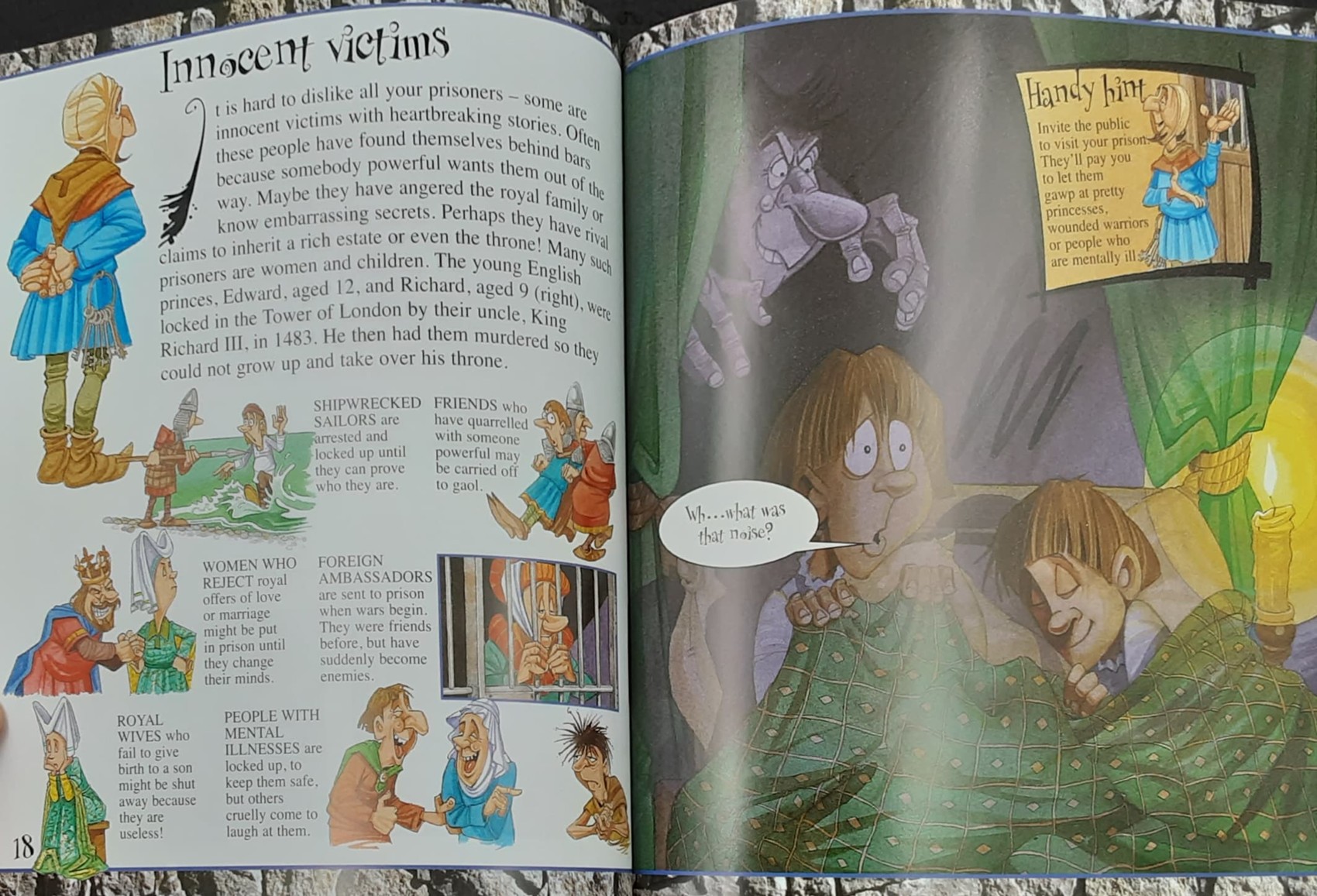 Knowledge Book** 🍅🍓YOU WOULDN'T WANT TO BE IN A MEDIEVAL DUNGEON! /USED 80-90%