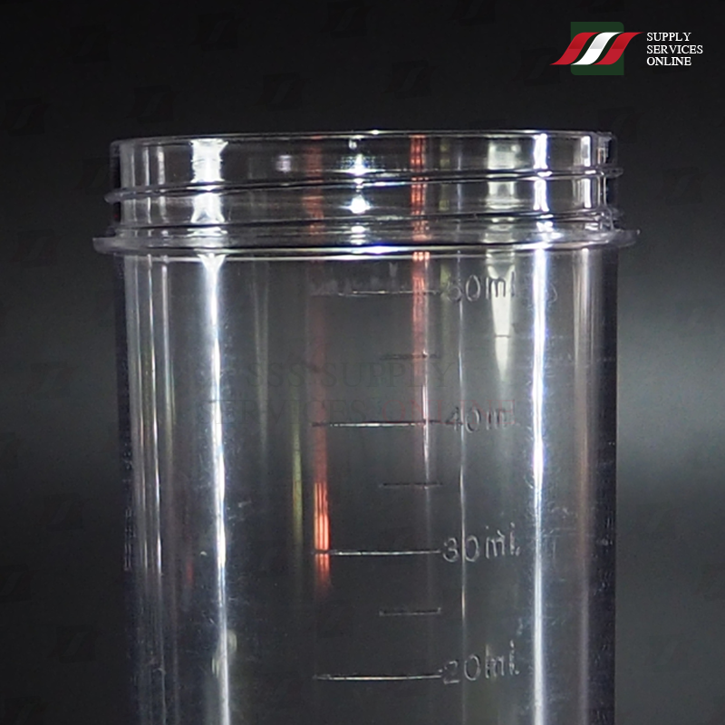 กระปุกเก็บปัสสาวะ Urine Container PS with Scale ฝาใส