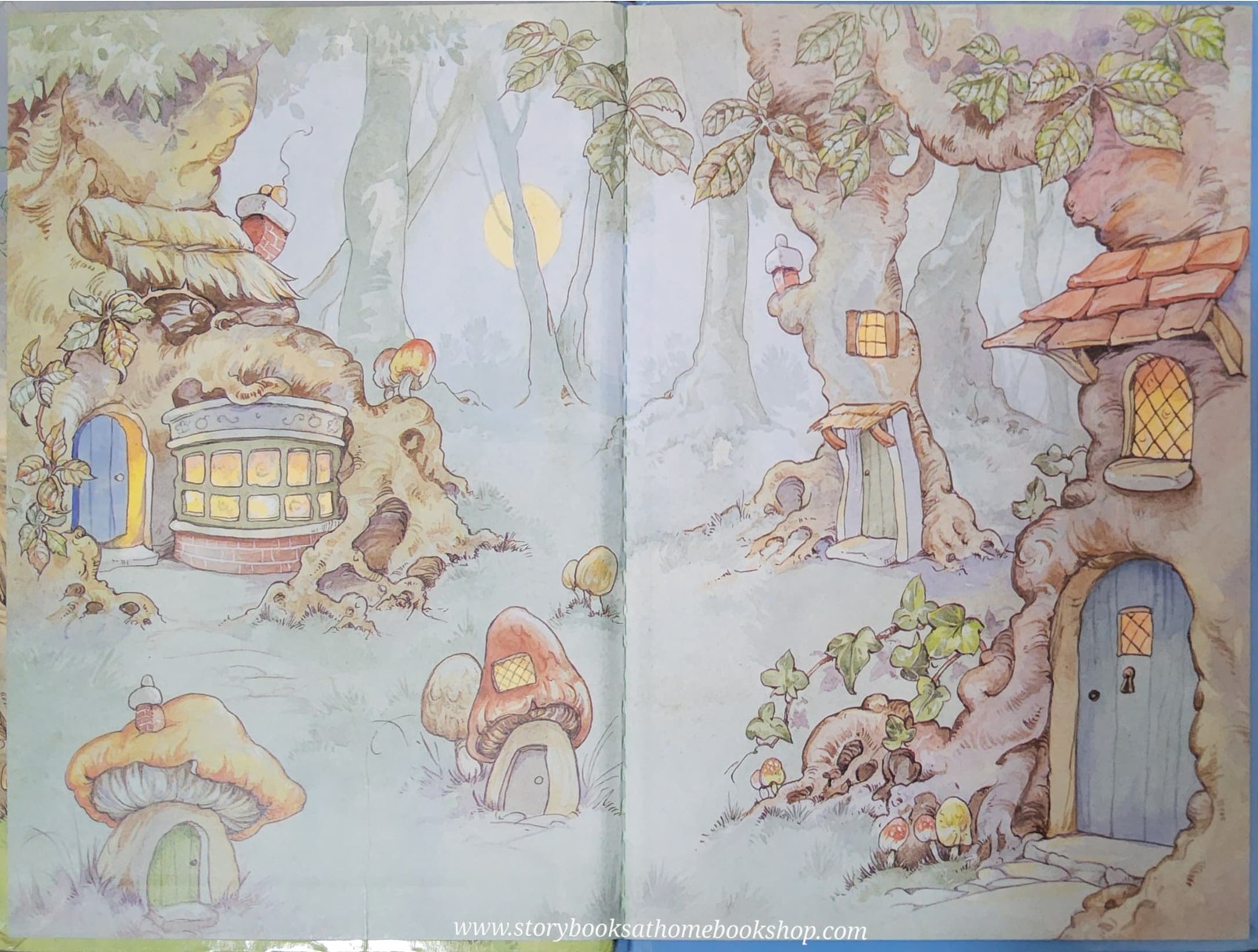 หนังสือนิทานปกแข็ง** 🍅🍓TALES OF HOPPING WOOD LARRY'S CARVAN BY RENE CLOKE