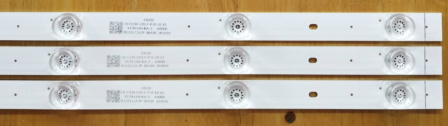 หลอดแบคไลน์ทีวีSINGER(ซิงเกอร์) ของแท้ถอดจากเครื่อง รุ่นLED43DSMART