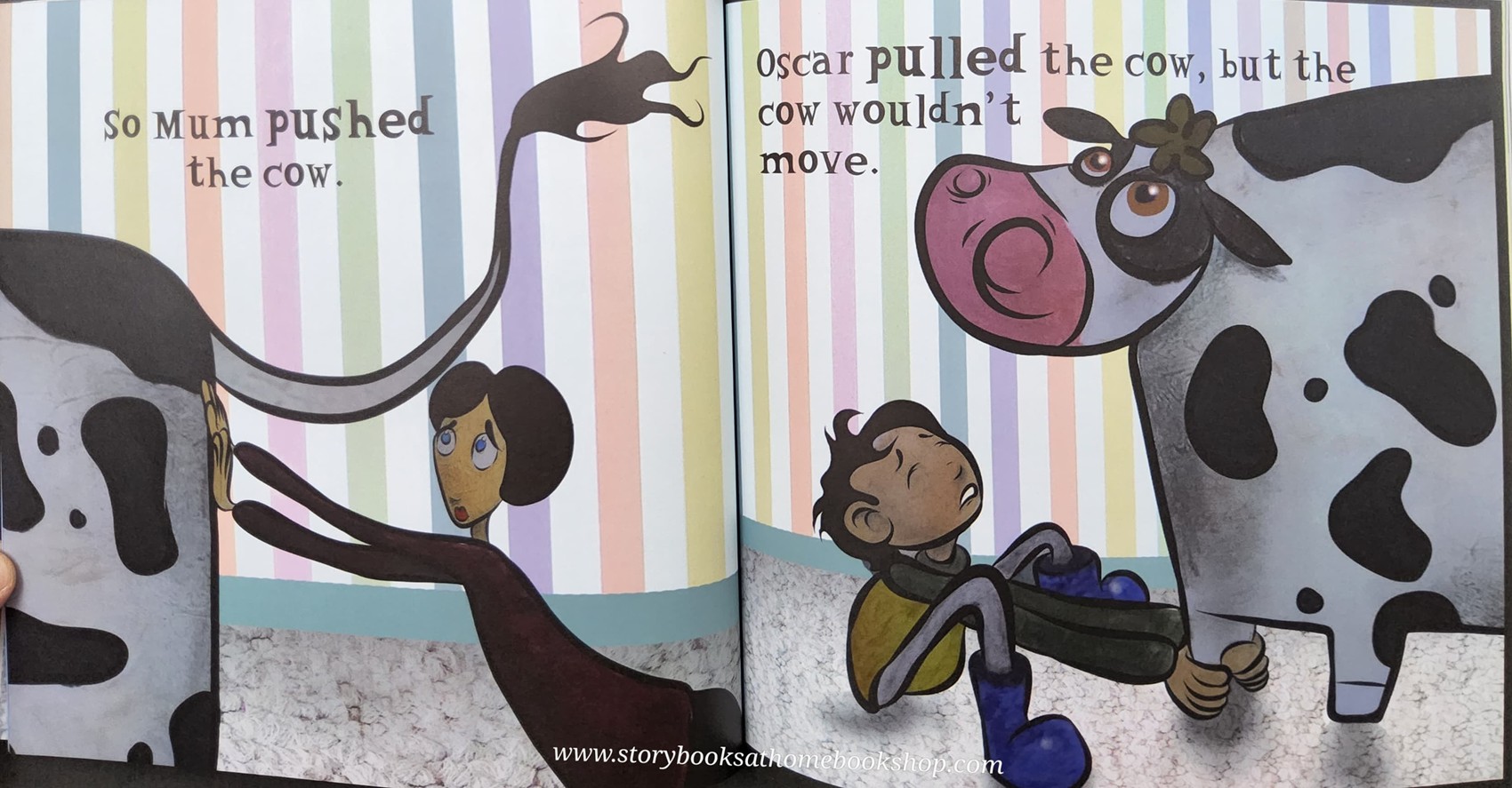 หนังสือนิทานปกอ่อน** 🍅THERE'S A COW IN THE FLAT