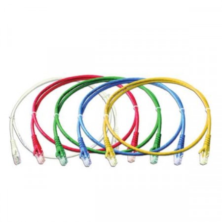 CAT 5E RJ45 - RJ45 PATCH CORD, LSZH 5 M. สีแดง