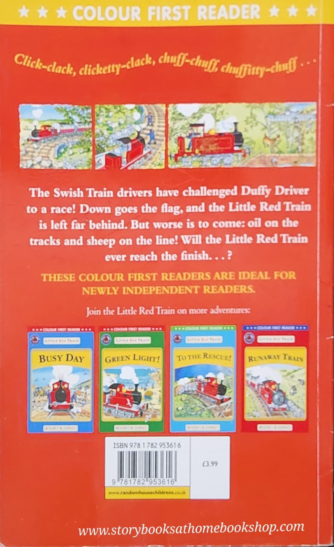 หนังสือนิทานปกอ่อน ** 🍅🍓LITTLE RED TRAIN RACE TO THE FINISH!