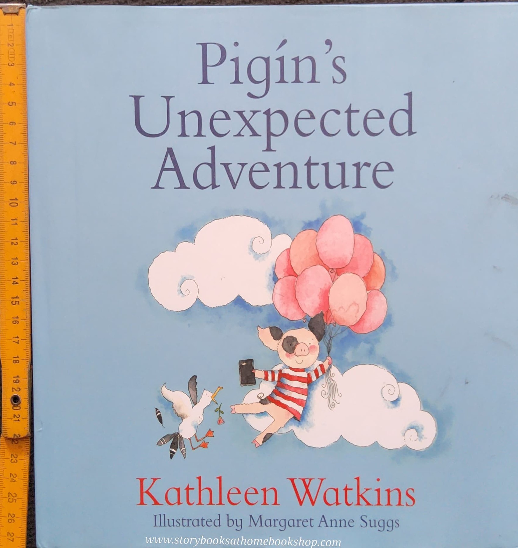 หนังสือนิทานปกแข็ง ** ♥️♥️PIGIN'S UNEXPECTED ADVENTURE BY KTHLEEN WATKINS