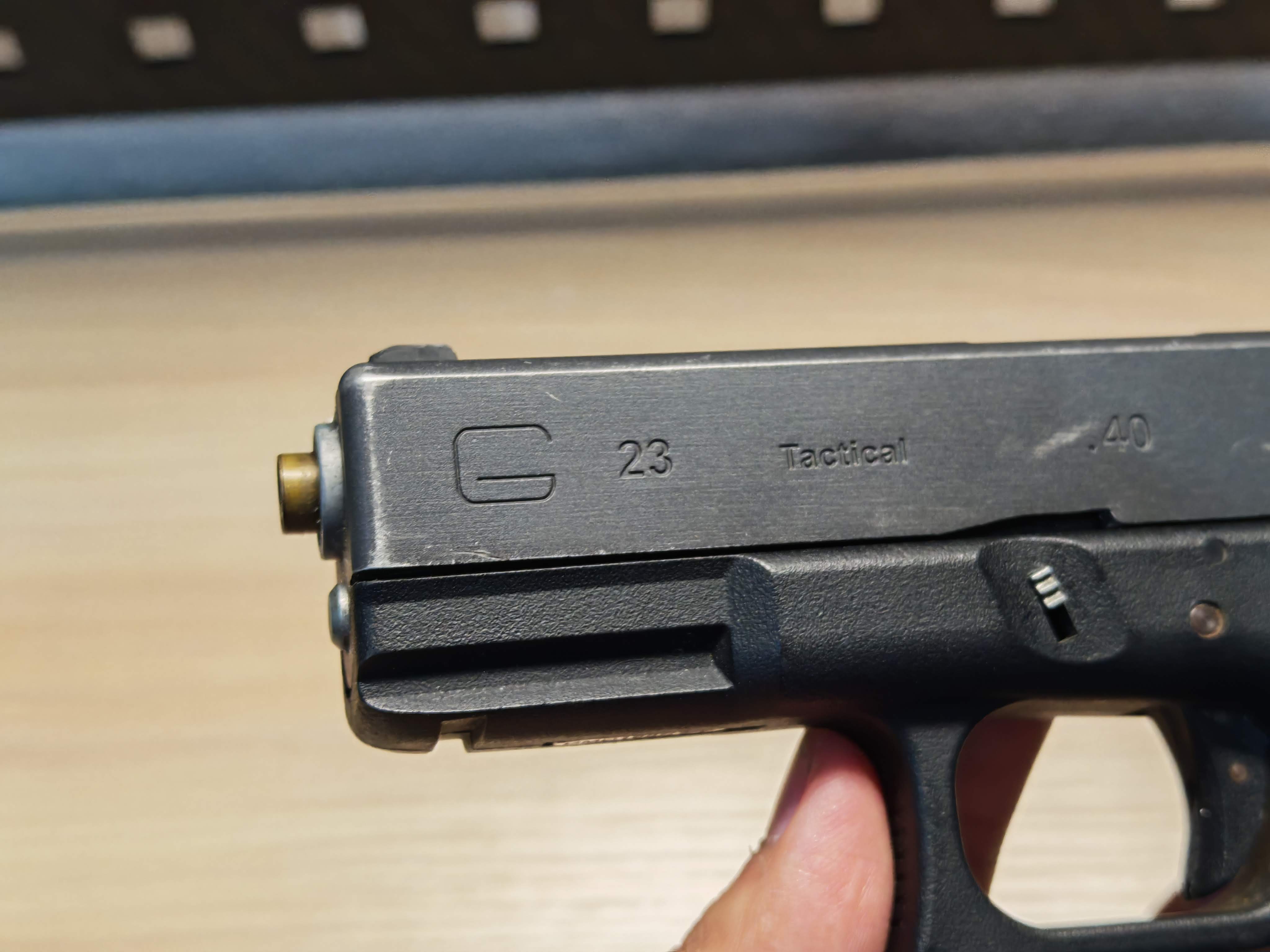 WE Glock23 G23 Gen3 Full Auto ไต้หวัน GBB BB Gun บีบีกัน แบบแก๊ส ปืนอัดลม Airsoft Gun มือสอง