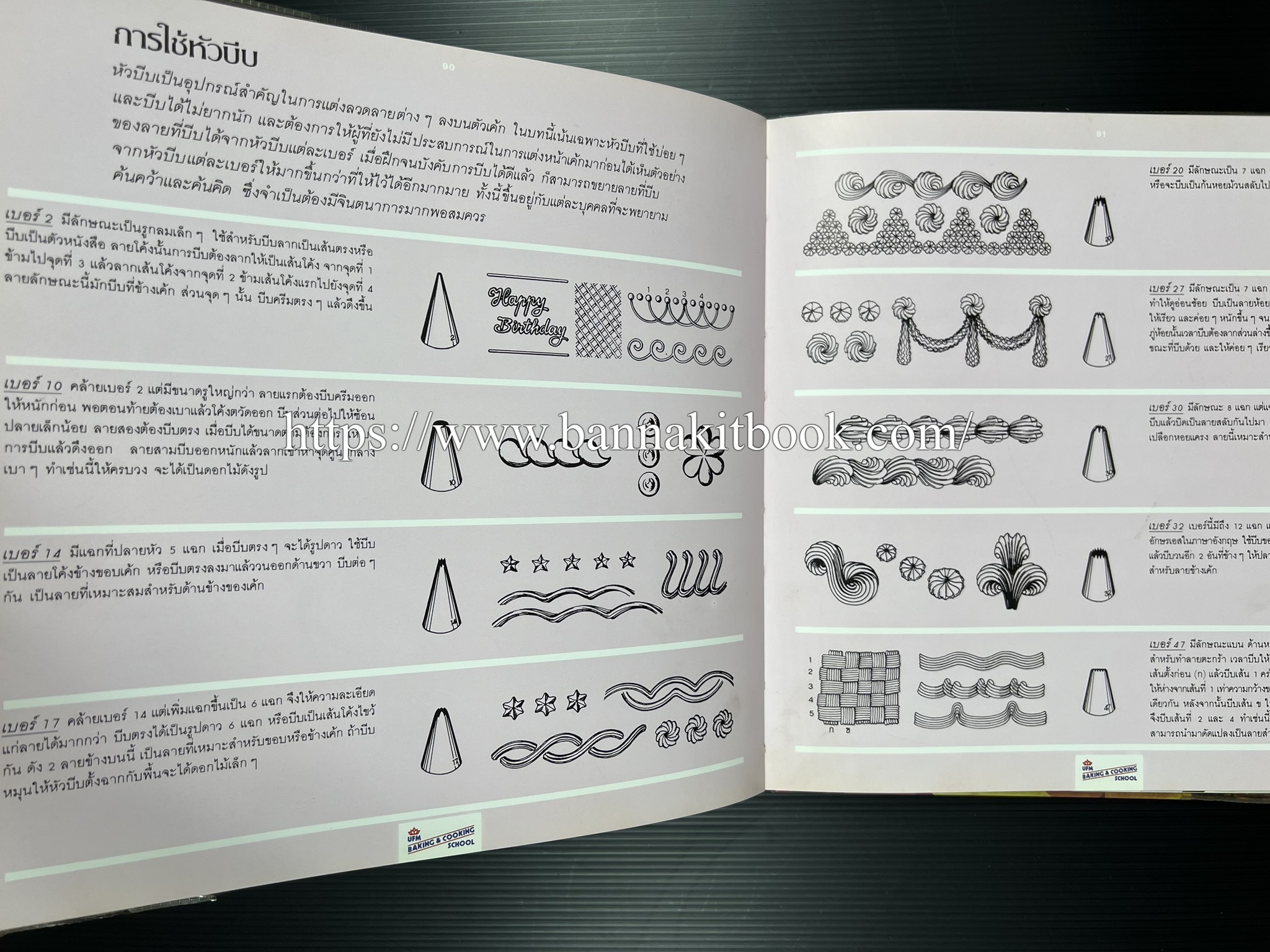 ตำราทำขนม จากแป้งสาลี (4 เล่ม) โรงเรียนสอนการผลิตอาหารและขนมอบ (UFM Baking & Cooking School (ตำราทำขนมอบ เค้ก เบเกอรี่ ของว่างในตำนาน).