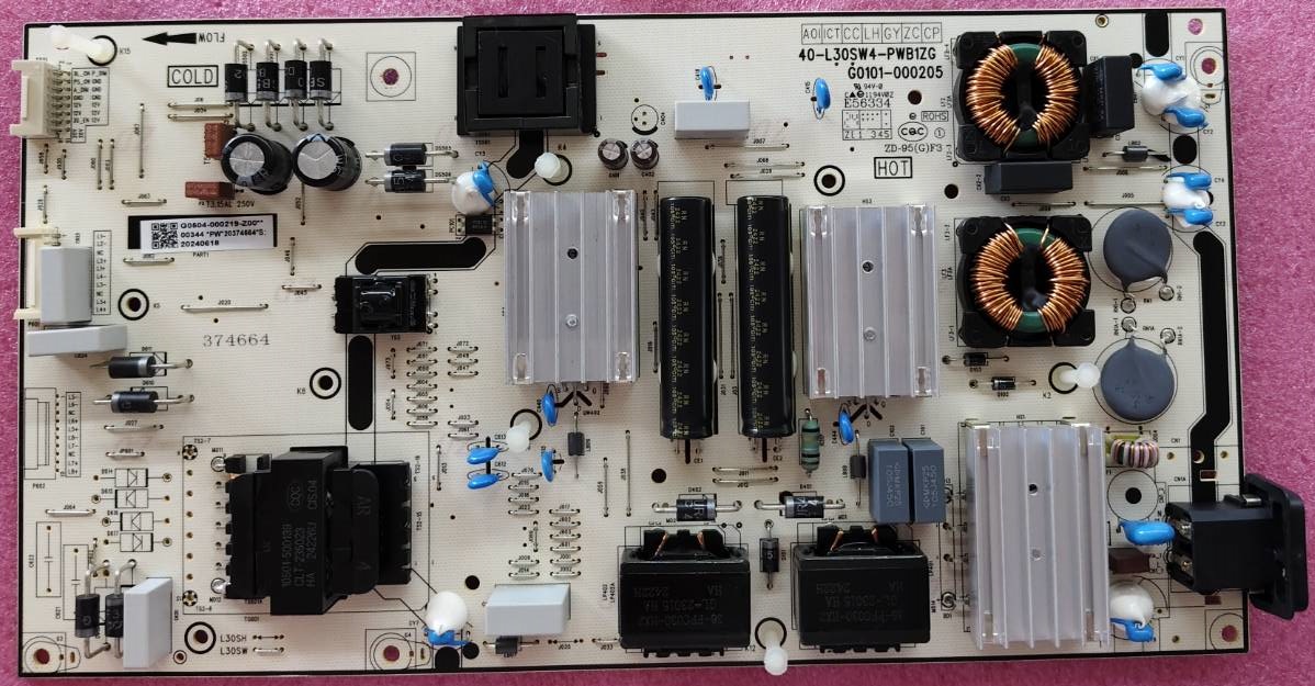 ซัพพลายทีวี ทีซีแอล TCL ของแท้มือสองถอดจากเครื่องพร้อมใช้งาน รุ่น65T7B พาร์ท40-L30SW4-PWB1ZG