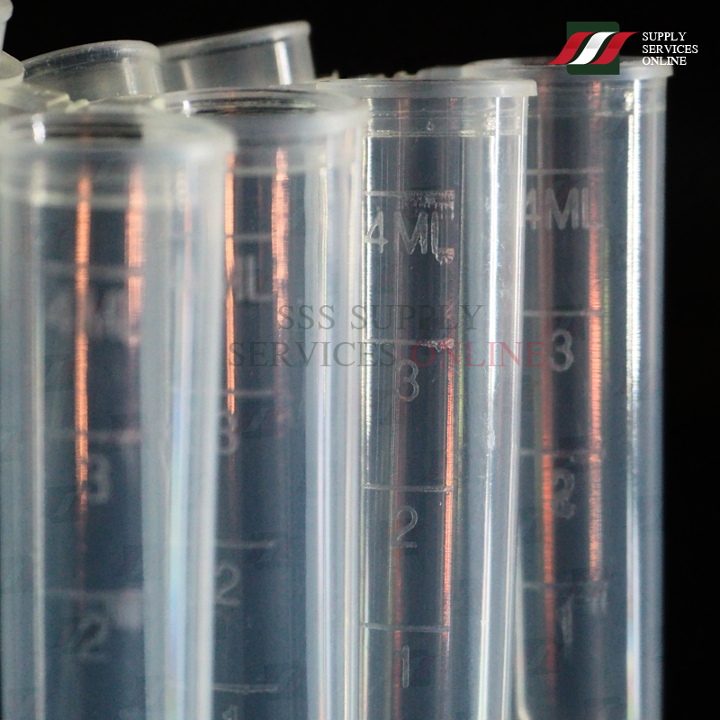 หลอดเซนติฟิวก์ พลาสติกปั่นแยก พร้อมฝาขนาด 5มิลลิลิตร Micro Centrifuge Tube 5mL.