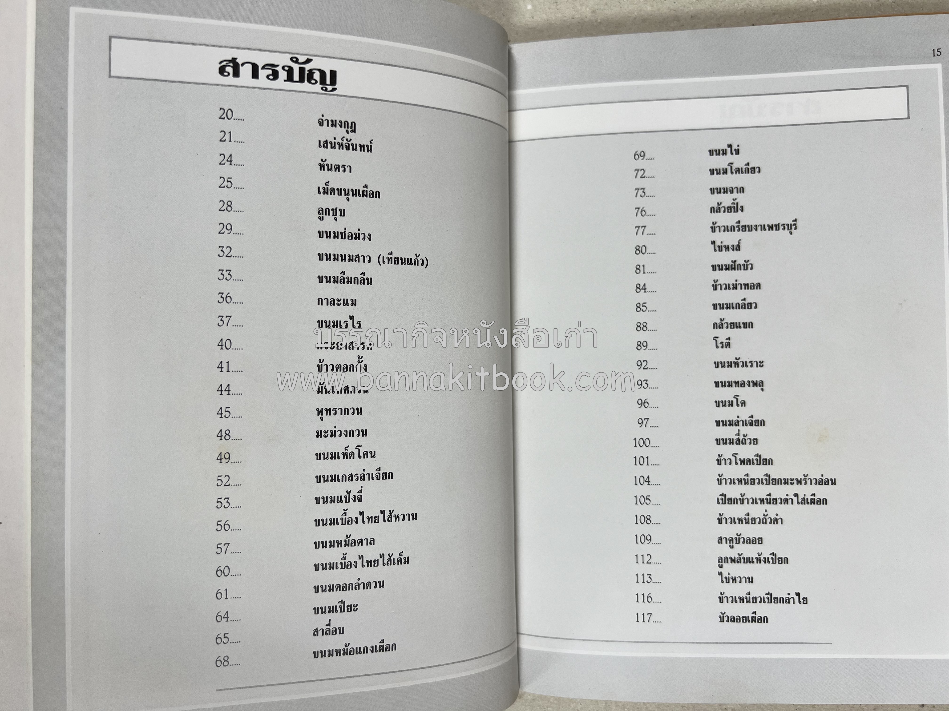 ขนมไทย (1) และ ขนมไทย (2) หนังสือขนมเล่มแรกของสำนักพิมพ์แสงแดด สูตรขนมไทยโบราณ (2 เล่มชุด) โดย : อาจารย์ศรีสมร คงพันธุ์.