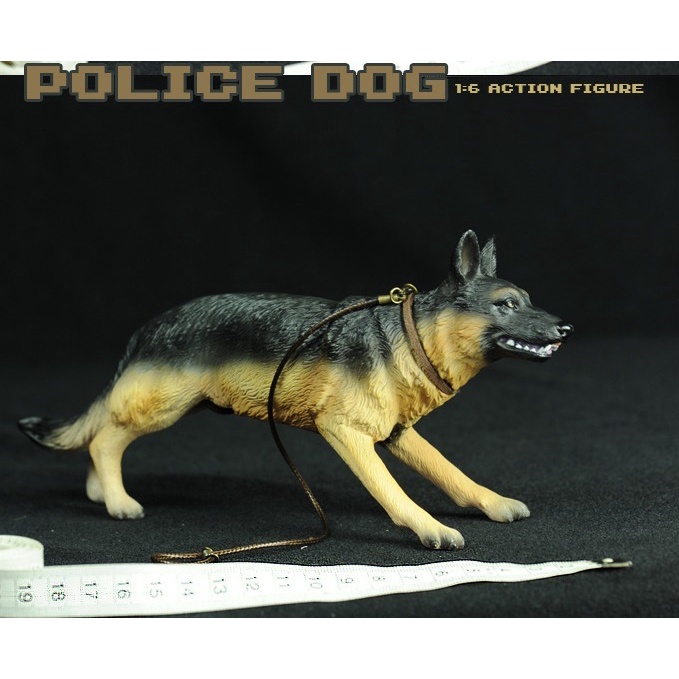 ฟิกเกอร์ โมเดล สุนัขตำรวจ 1/6 Frigure Model Police Dog Scale 1/6