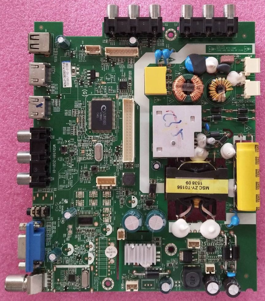 One Board HAIER (วันบอร์ด ไฮเออร์) อะไหล่แท้/ของถอด รุ่นLE32B8000*MS0V591-ZC01-01 เวอร์ชั่นใช้จอเบอร์LK315T3HB87