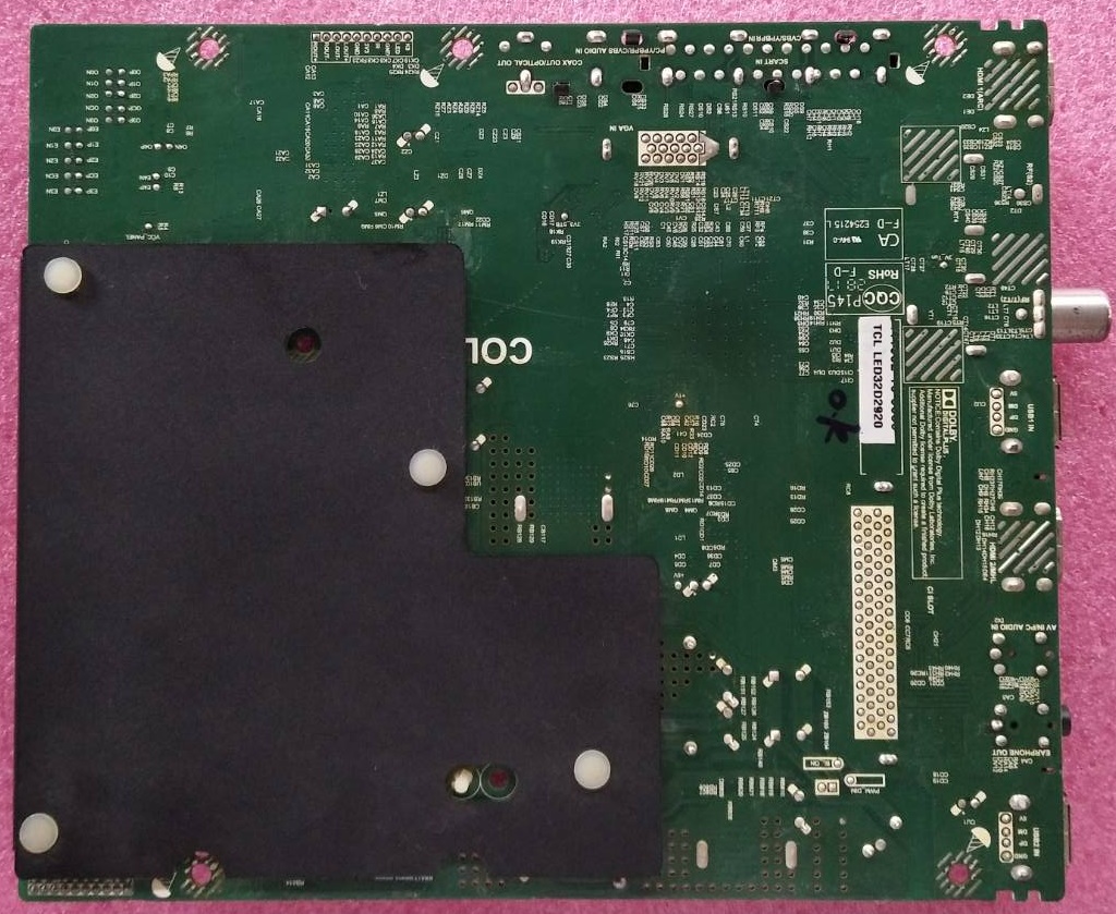 เมนบอร์ดทีวี ทีซีแอล TCL ของแท้ถอดจากเครื่อง ใช้กับรุ่น LED32D2920 LED32D2930 พาร์ทTP.S512.PB775 เบอร์ทีบาร์ ST3151A05-9