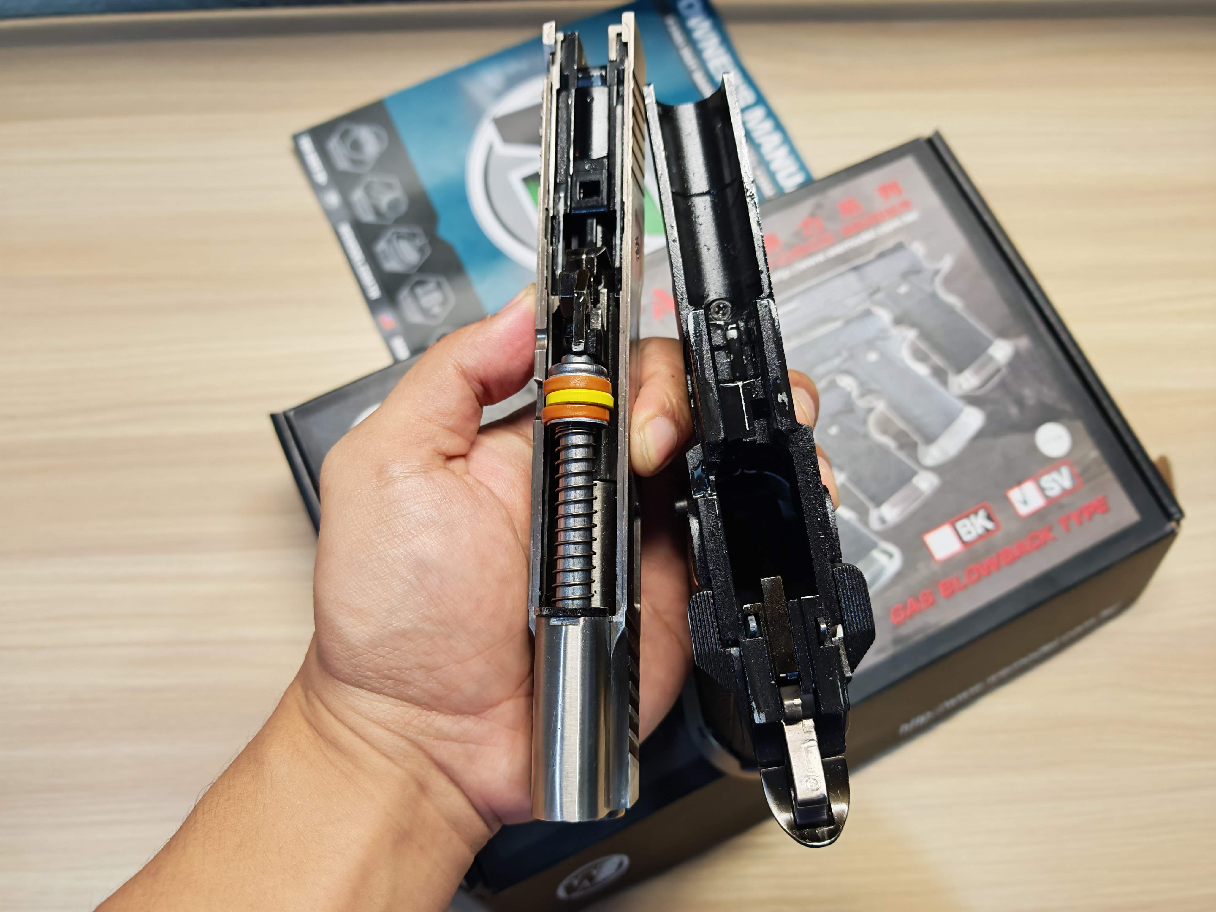 WE Hi-CAPA 5.1 T-REX GBB BB Gun บีบีกัน แบบแก๊ส ปืนอัดลม Airsoft Gun มือสอง