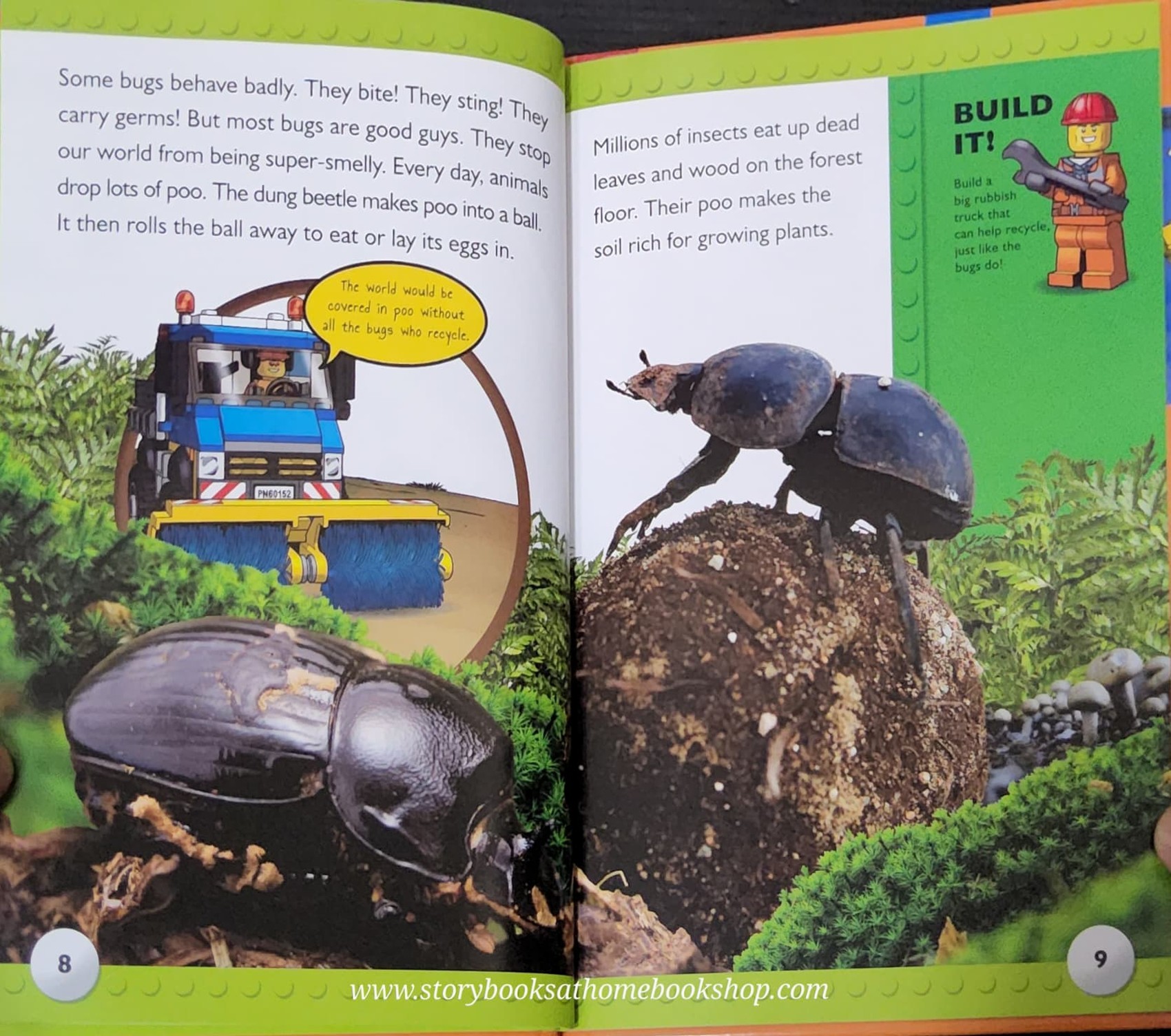 หนังสือนิทานปกแข็ง** 🍅🍅LEGO BUG OFF!