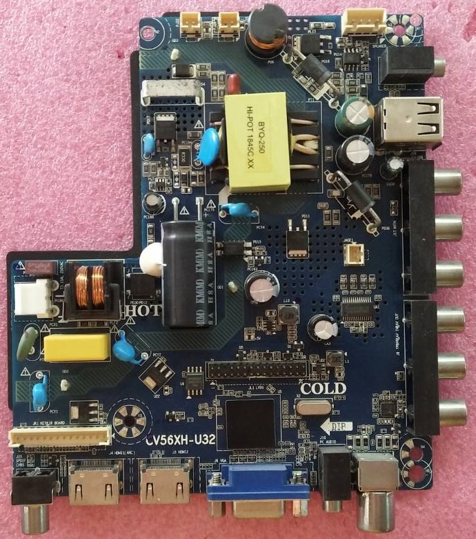 วันบอร์ดทีวี พิสม่าโปร PRISMAPRO อะไหล่แท้มือสองพร้อมใช้งาน รุ่น32J3 CV56XH-U32 สติ๊กเกอร์บอร์ด T53XHU321200 ทีบาร์NTXPL32HDG00