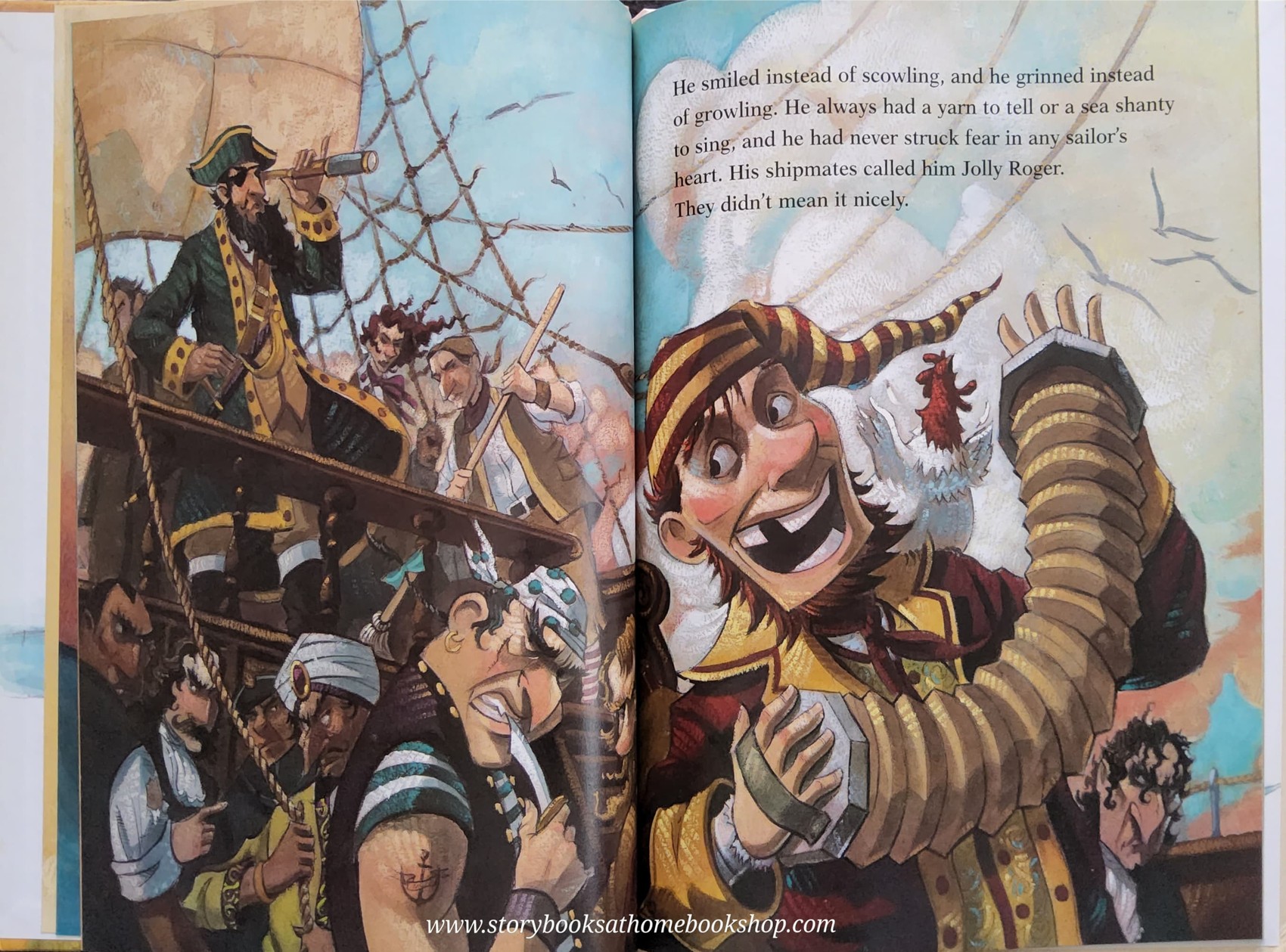 หนังสือนิทานปกแข็ง ** ♥️♥️ROGER THE JOLLY PIRATE