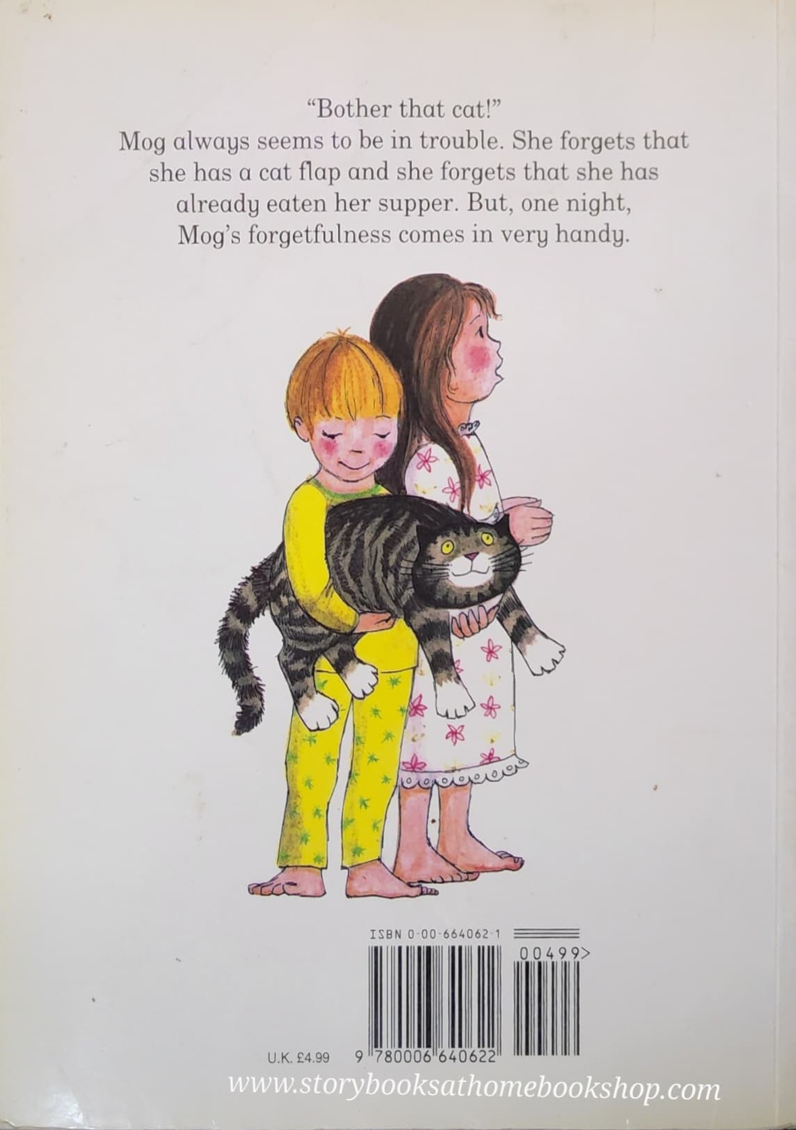 หนังสือนิทานปกอ่อน** 🍅MOG THE FORGETFUL CAT BY JUDITH KERR