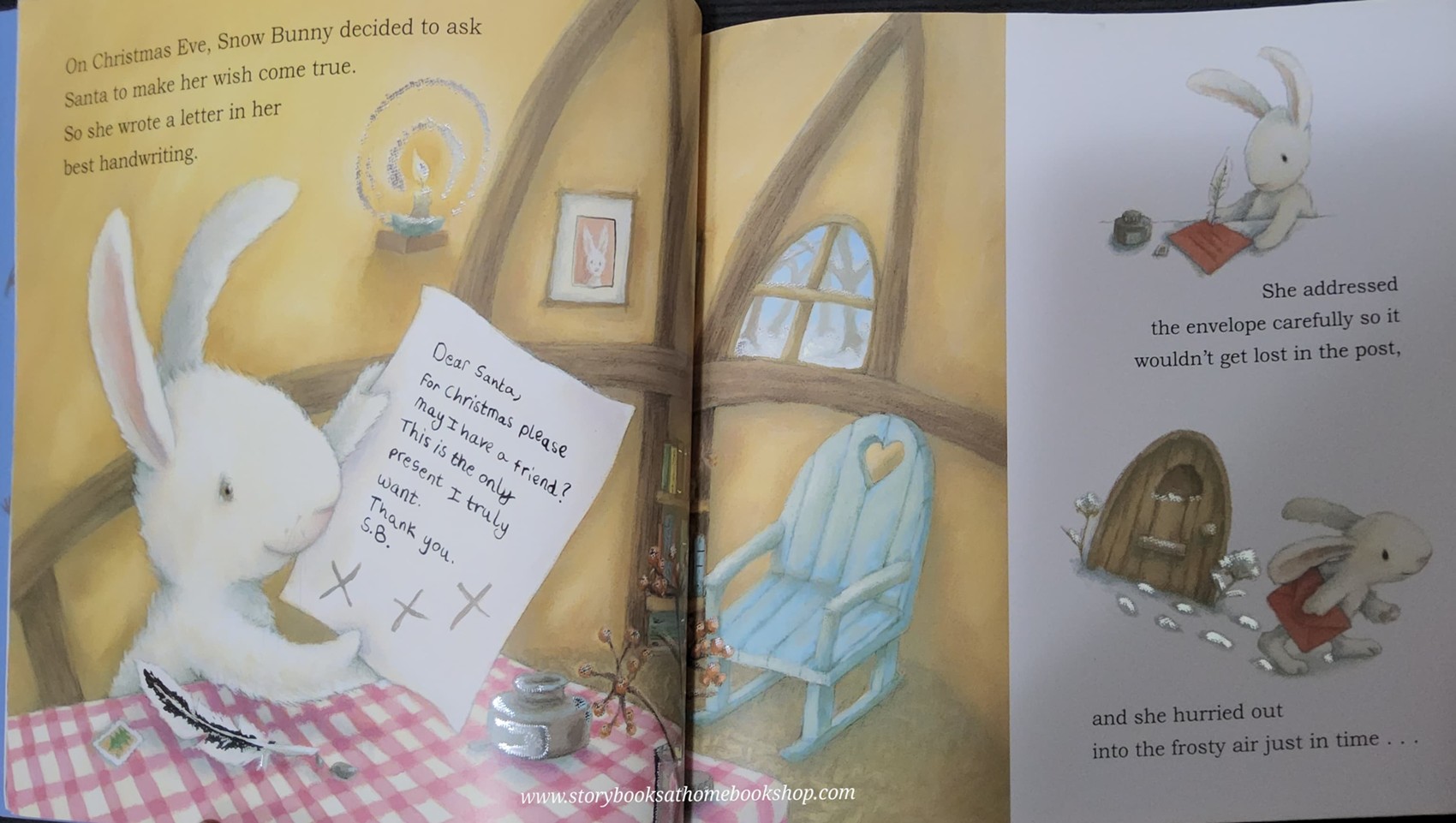 หนังสือนิทานปกอ่อน** 🍅🍓SNOW BUNNY'S CHRISTMAS WISH