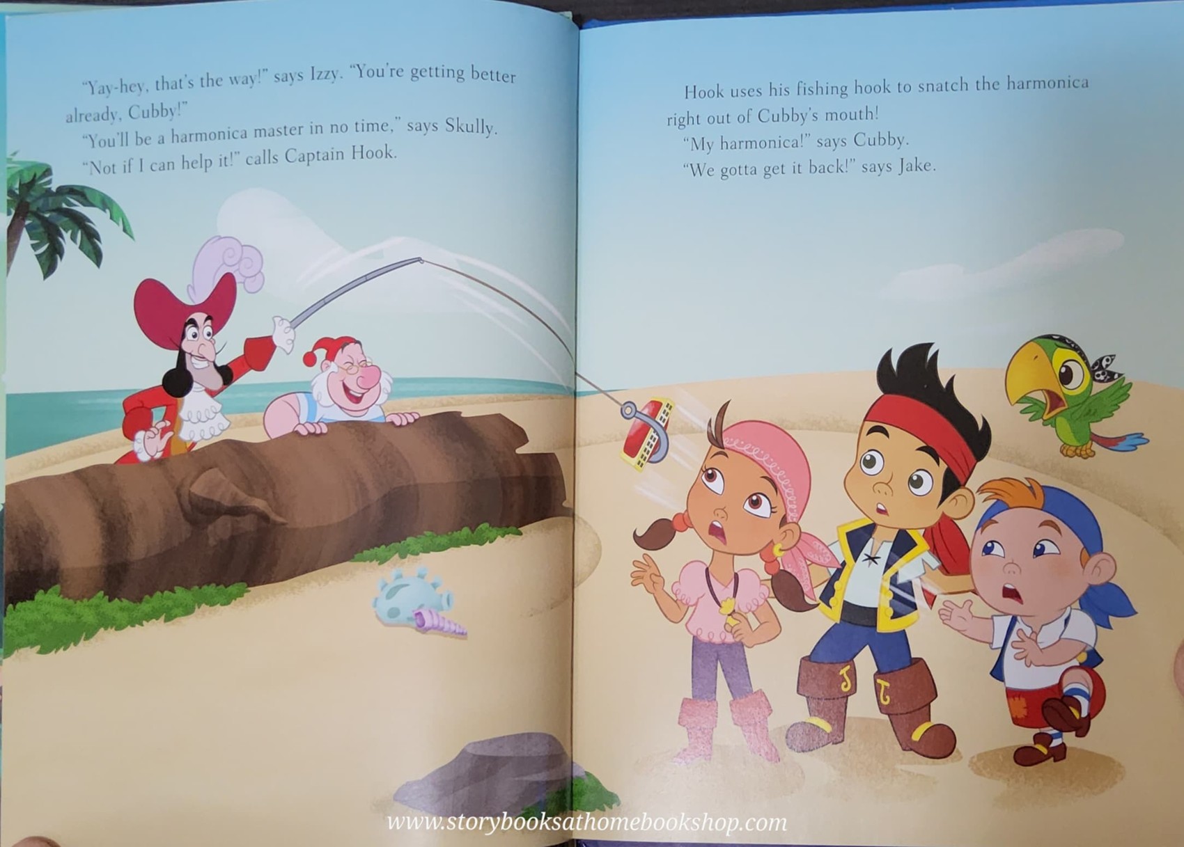 หนังสือนิทานปกแข็ง** 🍅🍅DISNEY JAKE NEVER LAND PIRATES MAGICAL STORY