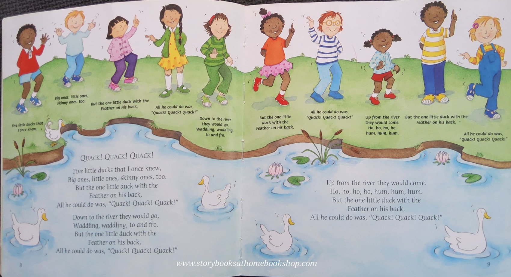 หนังสือนิทานปกอ่อน** 🍓🍓ROUND AND ROUND THE GARDEN AND OTHER HAND RHYMES