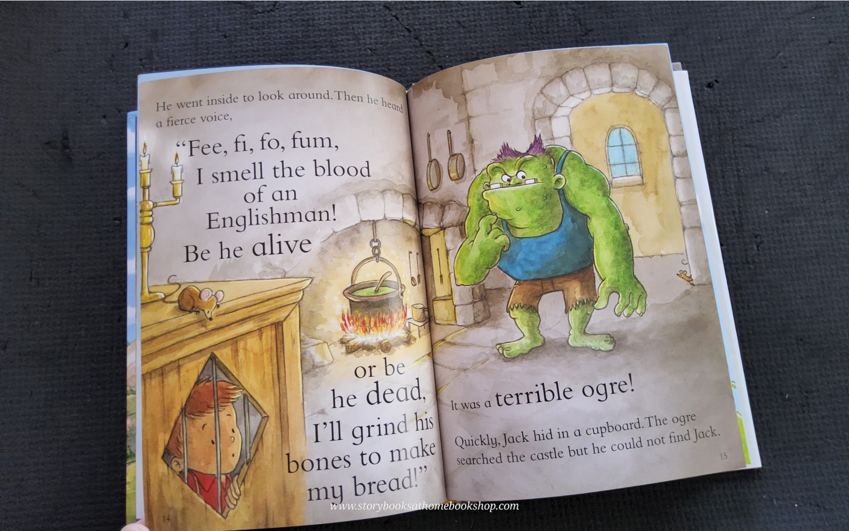 หนังสือนิทานปกแข็ง** 🍅🍓JACK AND THE BEANSTALK WITH STICKERS