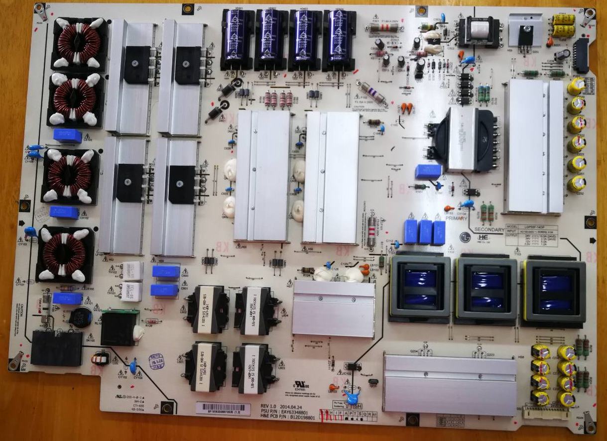 POWER SUPPLY LG (ซับพลาย แอลจี) อะไหล่แท้/ของถอด ใช้กับรุ่น 55EC930T-TA.ATMVLJV :55EC930T-TA.ATMWLJT :55EC930T-TA.CTMVLJV