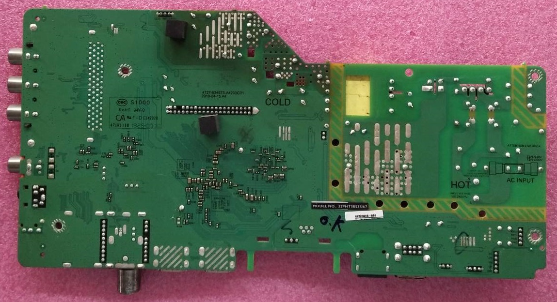 PHILIPS ( ฟิลิปส์) อะไหล่แท้/ของถอด รุ่น32PHT5853S/67 :MSD6A348-T5C2 :จอ-HV320WHB-N56