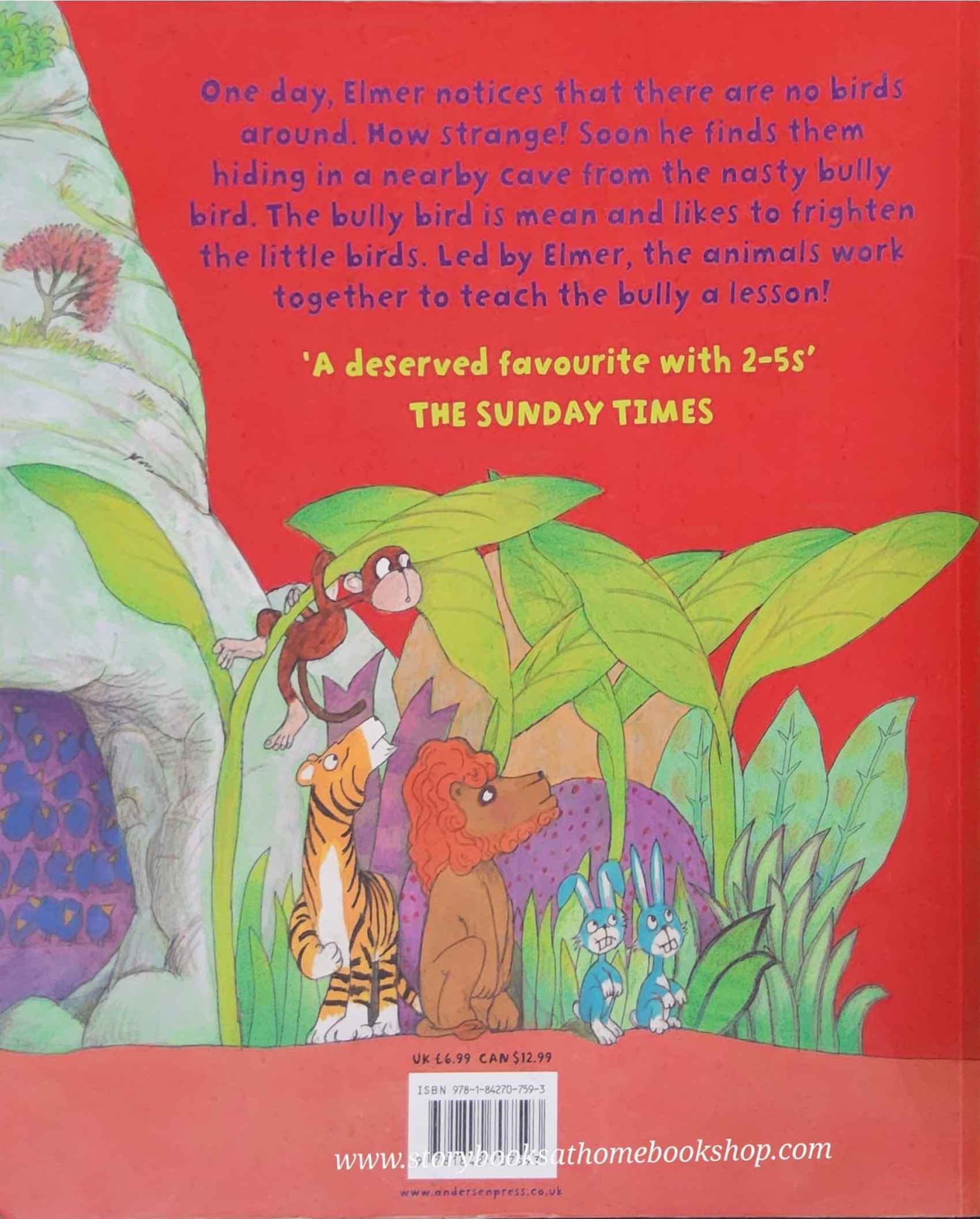 หนังสือนิทานปกอ่อน** 🍅🍅ELMER AND THE BIG BIRD BY DAVID MCKEE