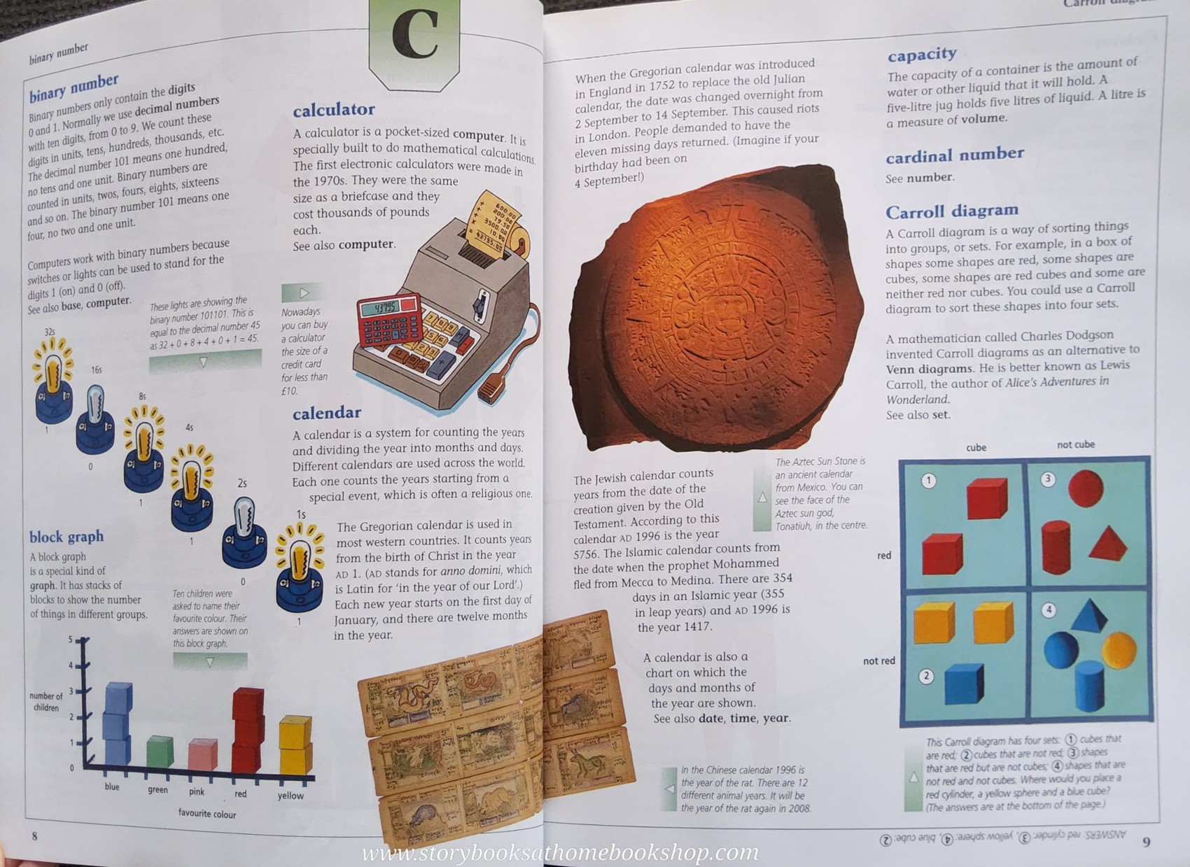 KNOWLEDGE BOOK** ♥️OXFORD CHILDREN'S A TO Z MATHS