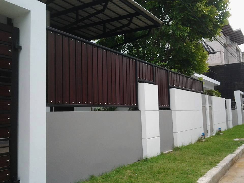 รั้วหน้าบ้าน รั้วกำแพงหน้าบ้าน