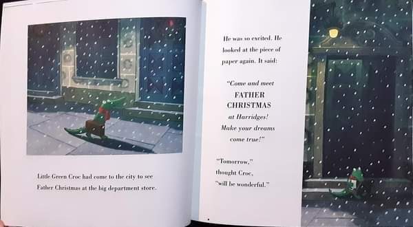 หนังสือนิทานเด็ก ภาษาอังกฤษ ปกอ่อน 🍓🍓 Melrose and Croc TOGETHER AT CHRISTMAS/Used สภาพ 70-80%