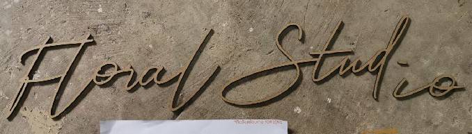 #งานตัวอักษรCNC