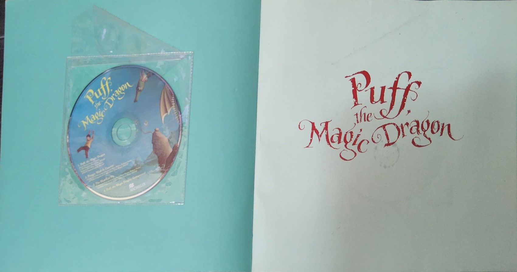 หนังสือนิทานปกอ่อน** 🍅🍅PUFF THE MAGIC DRAGON WITH CD