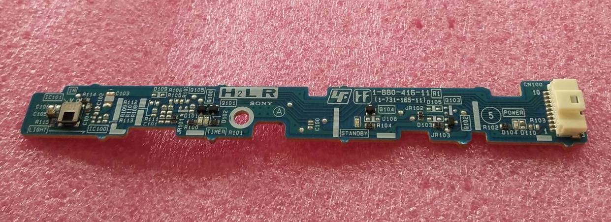 คีย์รับรีโมทย์/คีย์ทัชทีวี โซนี่ SONY ของแท้ถอดจากเครื่อง รุ่น KLV-32BX300 พาร์ท 1-880-416-11