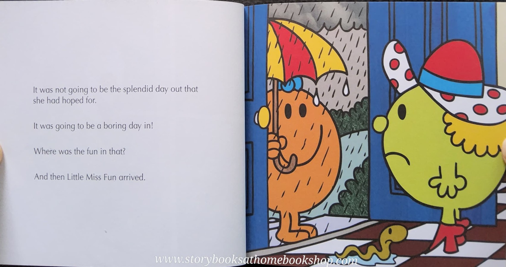 หนังสือนิทานปกอ่อน** 👉LITTLE MISS&MR.MEN👍 🍅🍅MR. MEN RAINT DAY by Roger Hargreaues