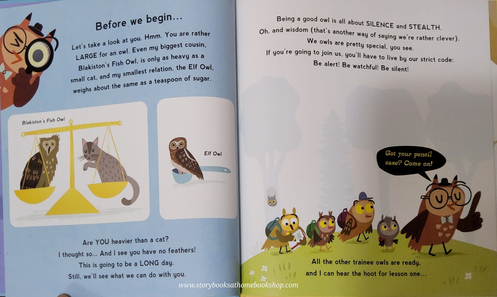 หนังสือนิทานปกแข็ง** 🍅🍓SO YOU WANT TO BE AN OWL