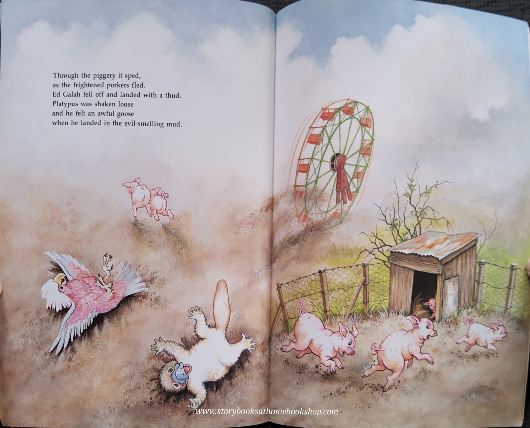 หนังสือนิทานปกอ่อน** 🍅THE GREAT POSSUM CREEK EARTHQUAKE