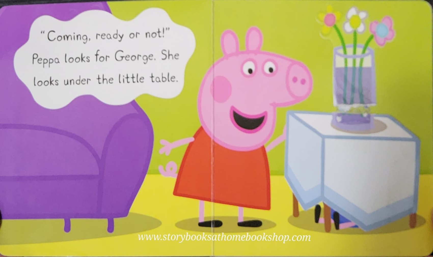 Board Book Peppa pig hide and seek**มีตำหนิค่ะ
