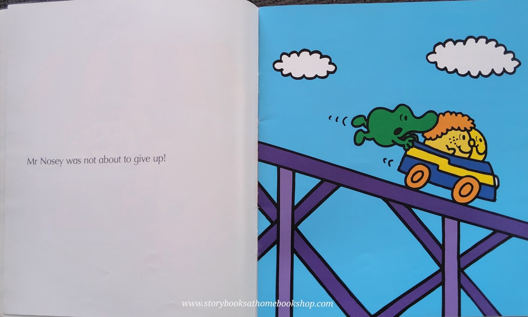 หนังสือนิทานปกอ่อน** 👉LITTLE MISS&MR.MEN👍 🍅🍓MR.NOSEY AND THE EXCELLENT IDEA BY Roger Hargreaues