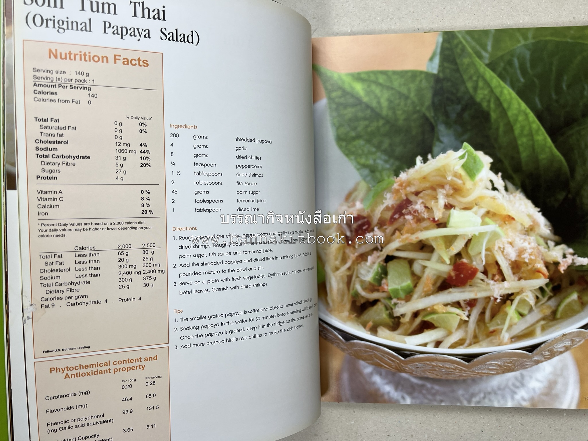 Exploring Thai Flavours ตำรับอาหารไทยสูตรดั้งเดิมและสูตรสมัยใหม่ โดย : สถาบันอาหาร (พิมพ์ภาษาอังกฤษ).